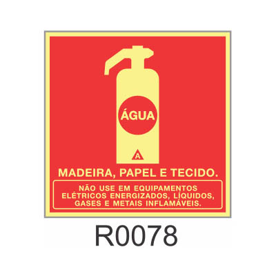 Placa de sinalização
